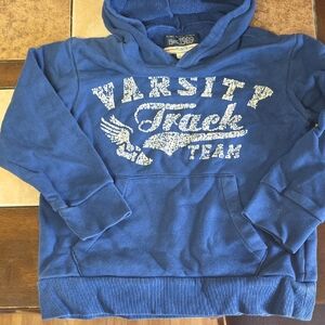 Blue Varsity Track Team Hoodie